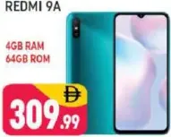 Redmi 9A ذاكرة وصول عشوائي 4Gb | ذاكرة تخزين 64Gb