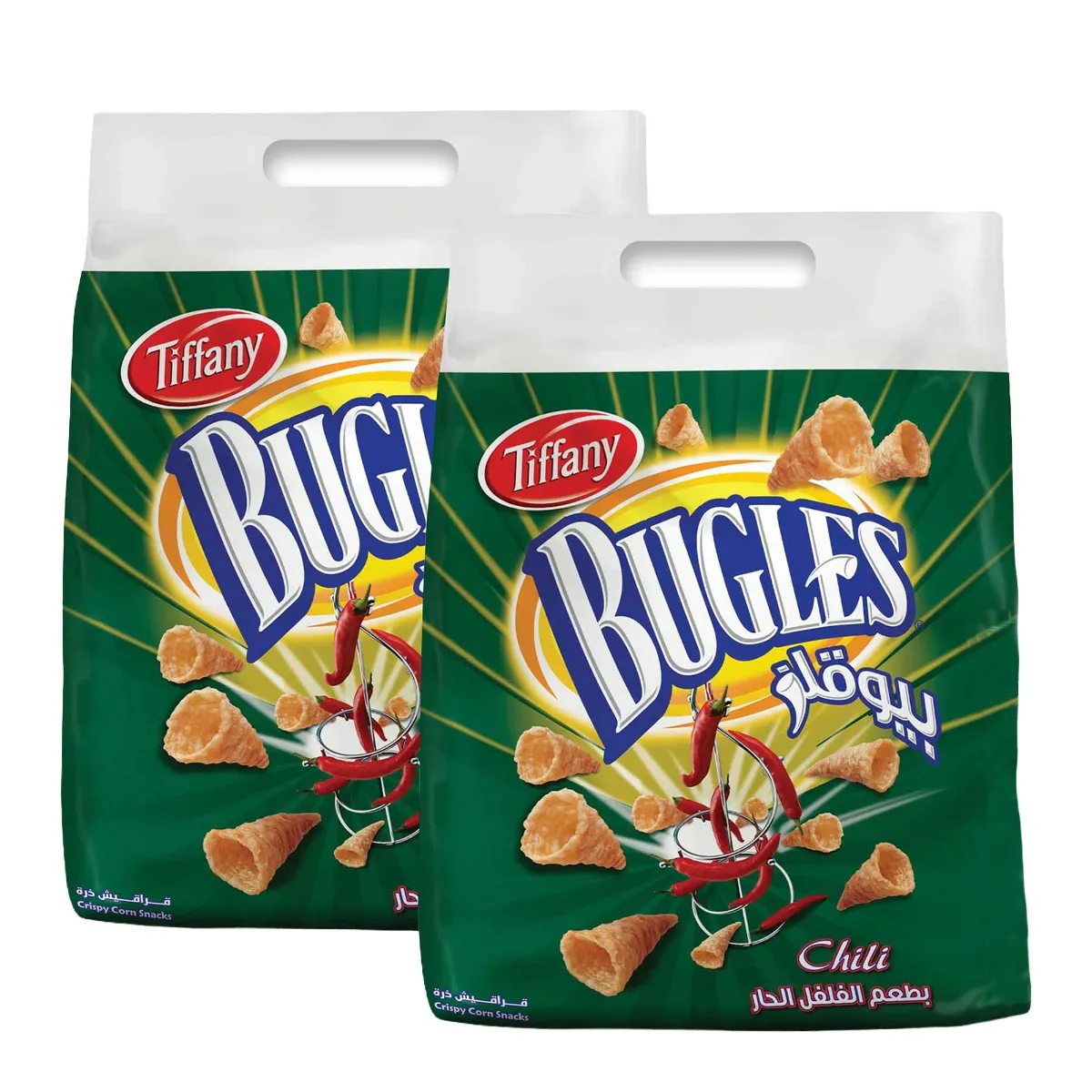 Tiffany Bugles بالفلفل الحار - عبوة مزدوجة