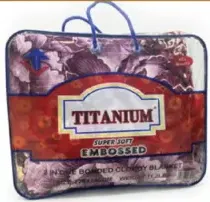 Titanium بطانية فردية متنوعة