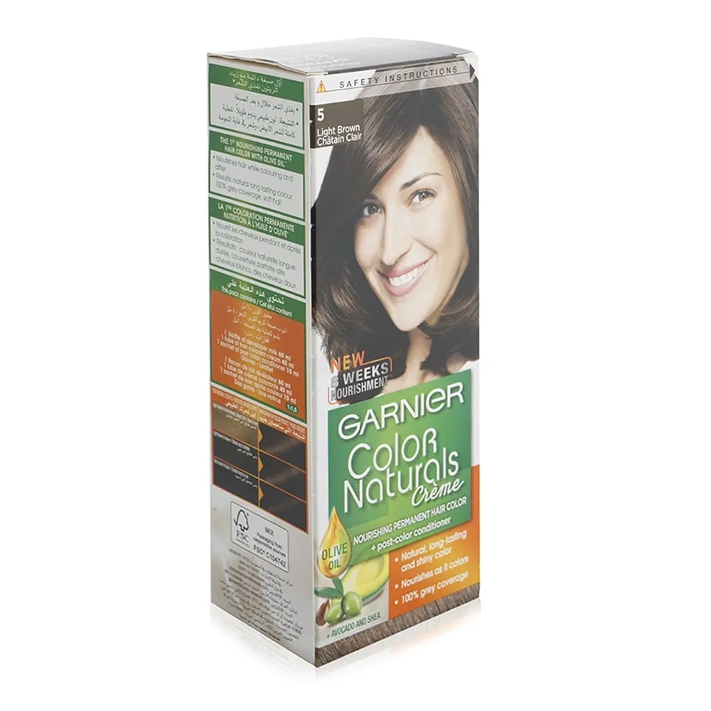Garnier كريم Color Naturals - 5 بني فاتح Chatain Clair