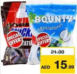 Snickers /Bounty Miniatures Choco