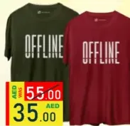 Offline Round Neck T Shirt