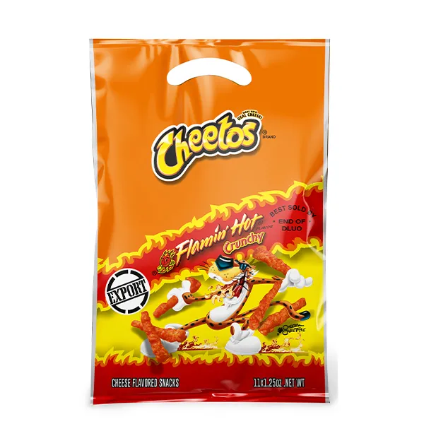 Fritolay سناكس الجبن المقرمشة بنكهة الحار نار Cheetos