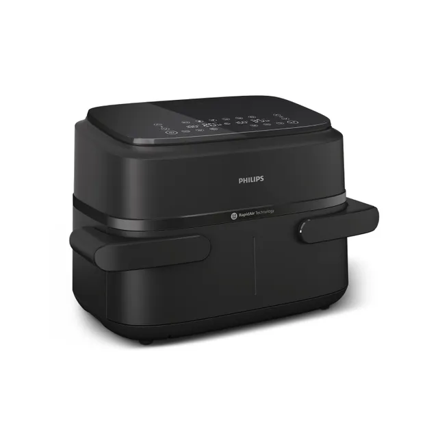 Philips 1000 Series Dual Basket Air Fryer, Black, NA150/09