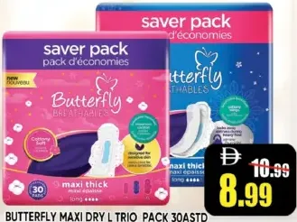 Butterfly Maxi Dry L Trio Pack