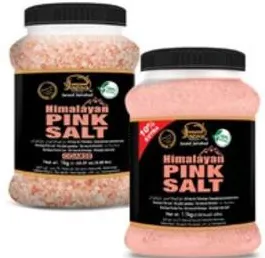 Jazaa Himalayan Pink Salt Fine/Coarse Assorted