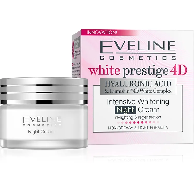 Eveline كريم الليل المبيض المكثف إيفي وايت برستيج 4D