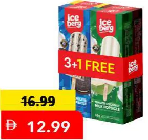 Ice Berg Popsicles Assorted