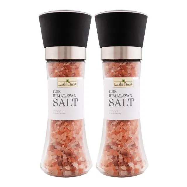 Earth's Finest Salt Grinder Pink Himalayan