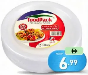Food Pack Foam Plate