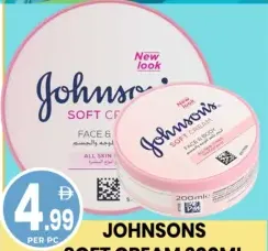 Johnson's Face & Body Soft Cream