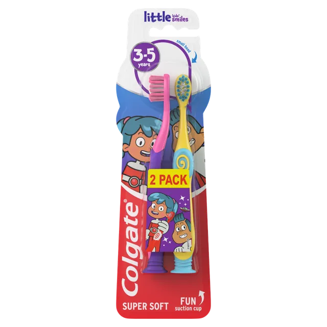 Colgate Soft Toothbrush 3-5 Years - 2 Pcs