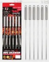 Toby's Stainless steel bbq skewers
