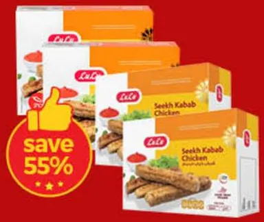 LuLu Seekh Kabab Chicken Original/ Hot & Spicy