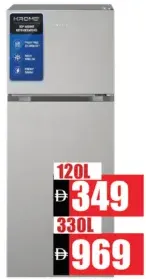 Krome ثلاجة Kr-Rff330Sm