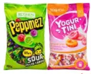 Roshen حلويات حامضة PePinez / حلويات صلبة Yogurtini