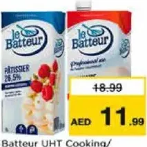 Le Batteur UHT Cooking/Whipping Cream