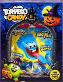 Torpedo Halloween Lollipop Candy