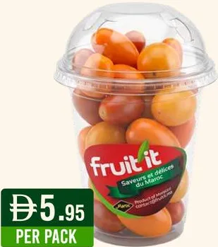 fruit it عبوة رجّ طماطم كرزية مشكلة