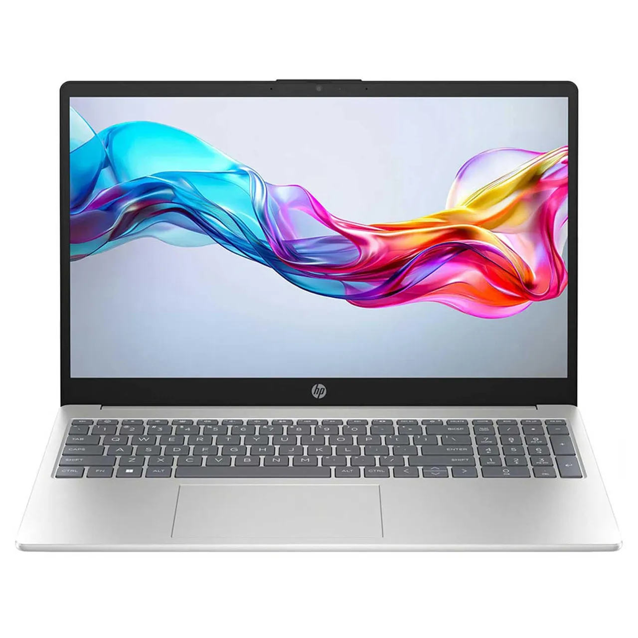 HP لابتوب 15-fd0159ne بشاشة 15.6-Inch ومعالج Core i5 و16GB RAM و512GB SSD وبطاقة Intel Iris Xe فضي