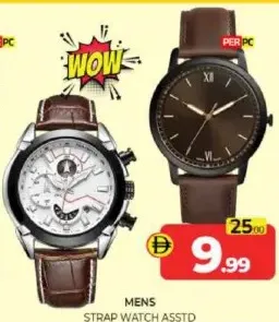 Mens Strap Watch Assorted