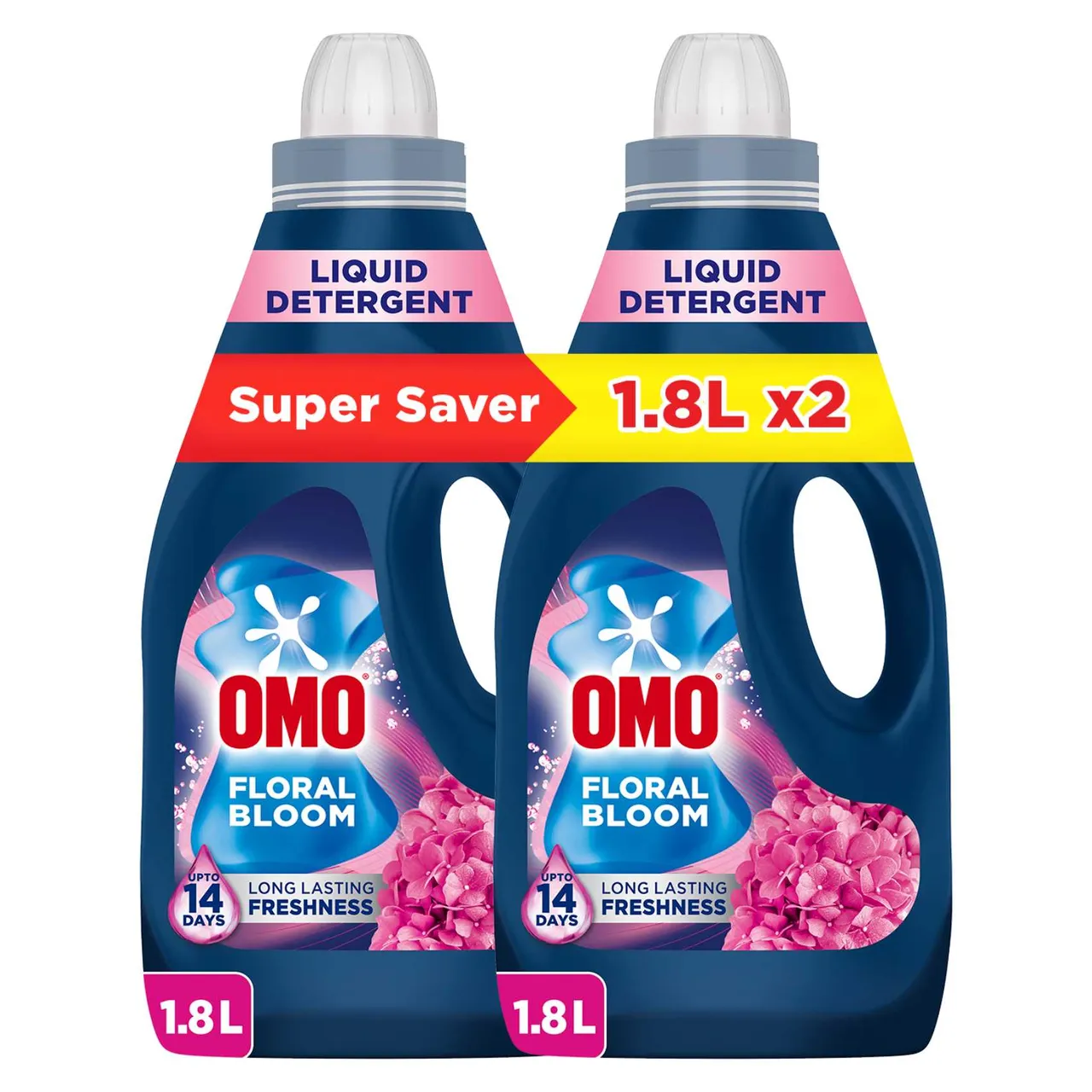omo Laundry Liquid Detergent, Floral Bloom, Touch of Comfort