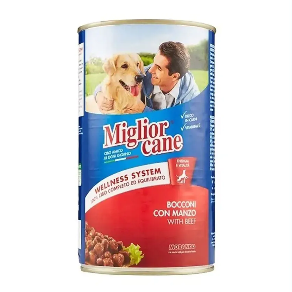 Miglior طعام كلاب بقطع اللحم البقري