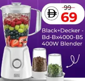 Black+Decker Blender Bd-Bx 4000-B5 400W