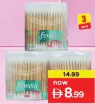Femelle Bamboo Stem Cotton buds