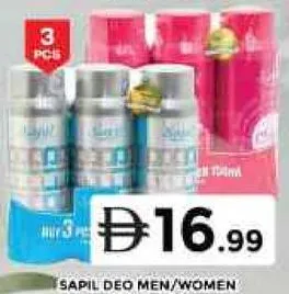 Sapil Deo Men/Deo Women Assorted