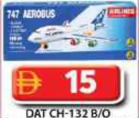 Dat Battery Operated Plane With Light & Sound CH-132