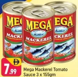 Mega Mackerel Tomato Sauce