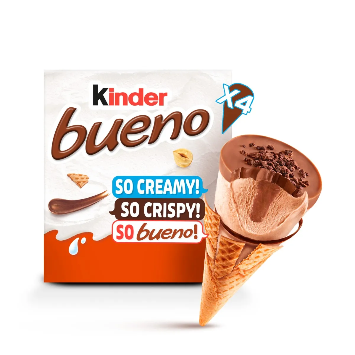 Kinder أقماع آيس كريم كلاسيكية Bueno
