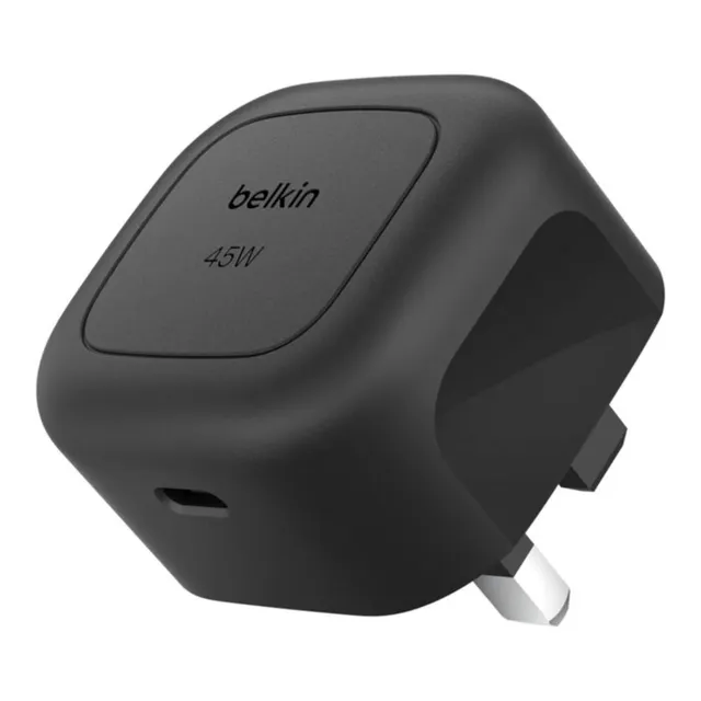 Belkin BoostCharge 45W Wall Charger, Black, WCA013MYBK