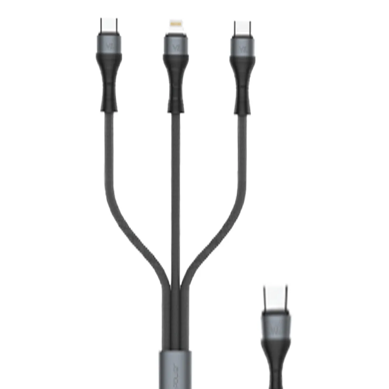 Voz كابل USB 3in1 بقدرة 100W V3C003