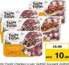Farm Fresh Chicken Liver / Gizzard