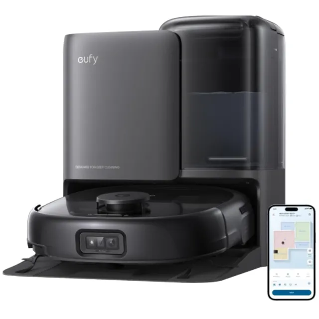 Eufy Omni E25 Robotic Vacuum Cleaner, Black, T2353V11