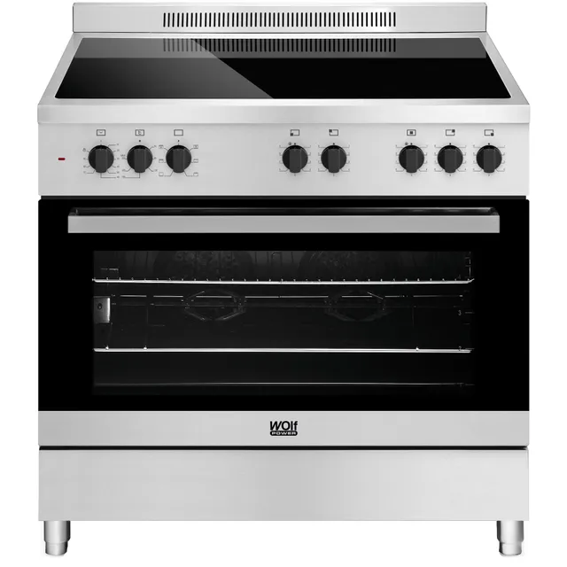 Wolf 90x60cm Power Electric Cooker WGC9060CERMF Silver