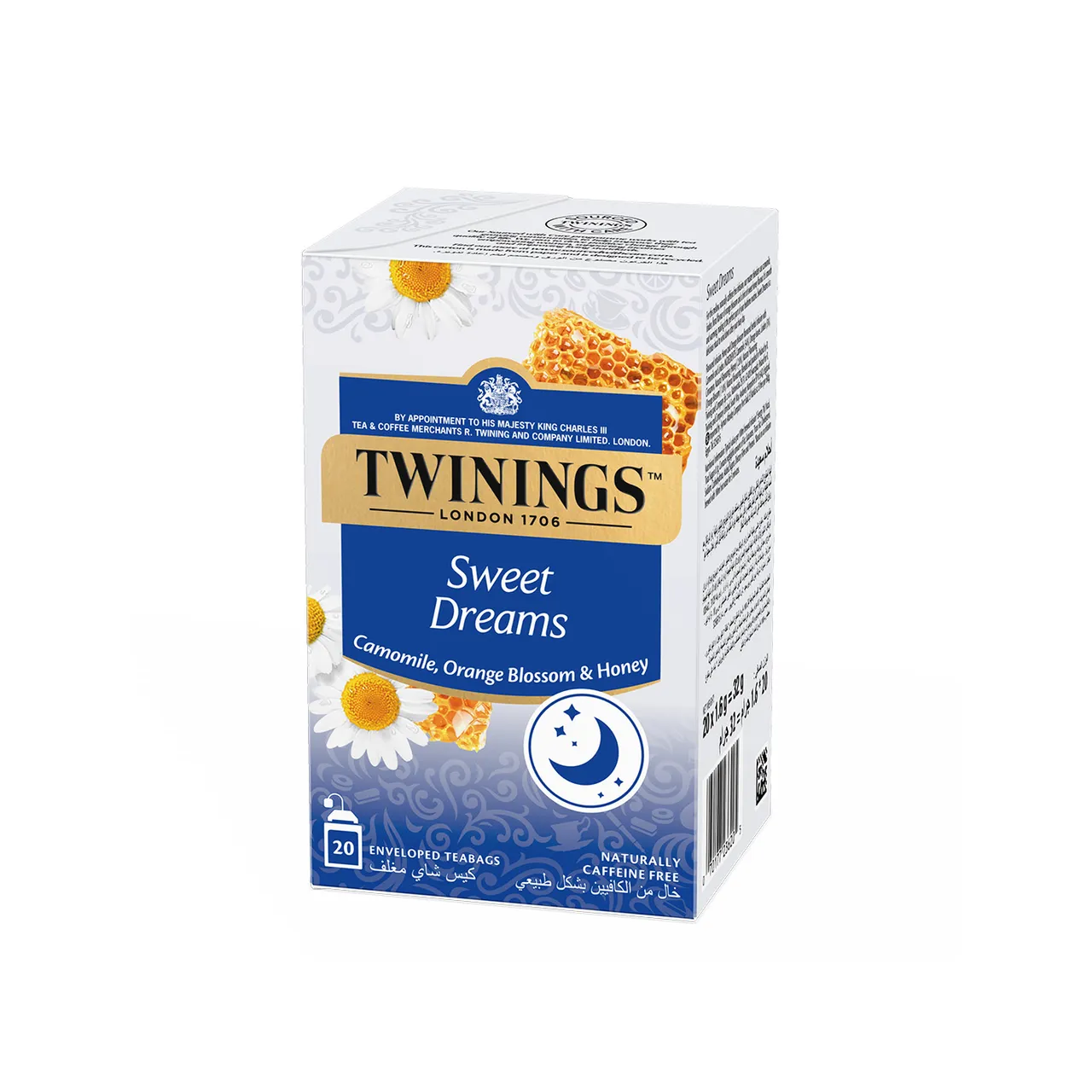 Twinings أحلام سعيدة بالبابونج وزهر البرتقال والعسل