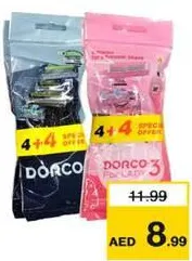 Dorco Pace3 Plus Men/Women Dispsbl Razor
