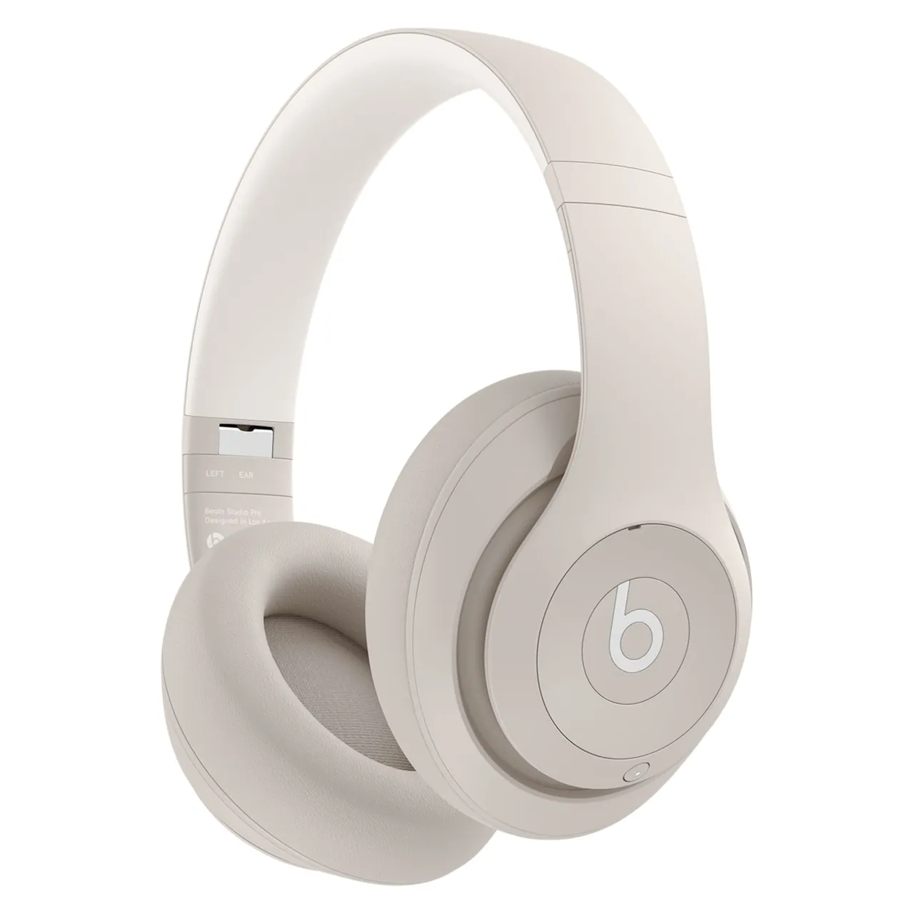 Beats سماعات Studio Pro لاسلكية بلوتوث فوق الأذن، لون ساندستون