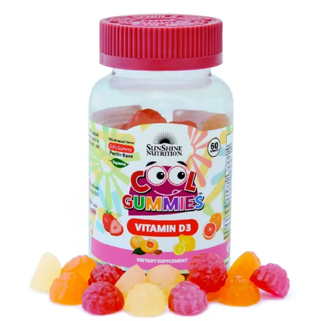 Sunshine Nutrition Cool Gummies Vitamin D3 60 pcs