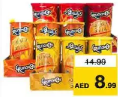 Crunchos Potato Stix Assorted Can
