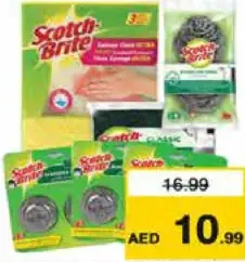 Scotch Brite Metallic Spiral / Triple Sponge Cloth