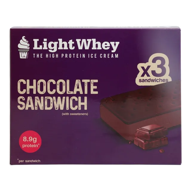 Light Whey Chocolate Sandwich Ice Cream