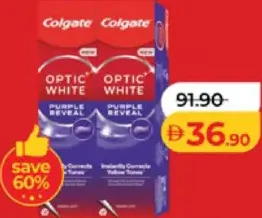 Colgate Optic White Toothpaste Assorted