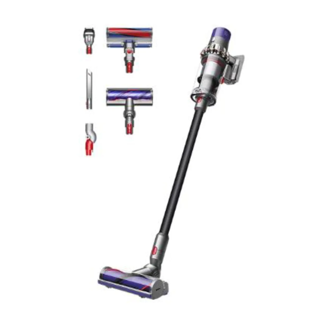 Dyson مكنسة كهربائية لاسلكية، سعة الحاوية، فضي نيكل، V10 Total Clean