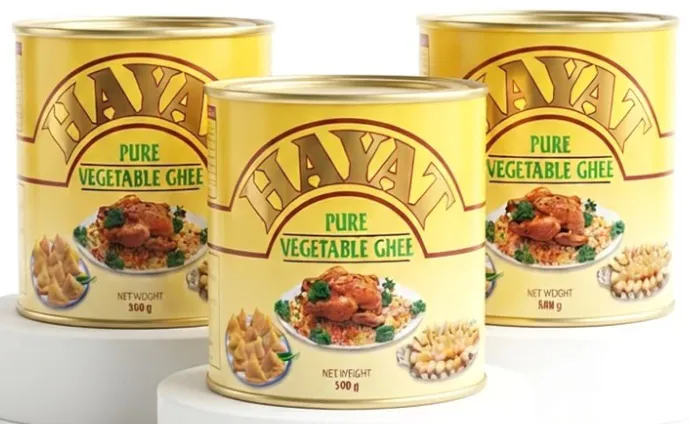 Hayat سمن نباتي نقي علبة معدنية