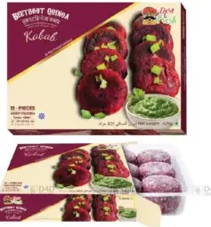Desi & Fresh كباب الشمندر والكينوا
