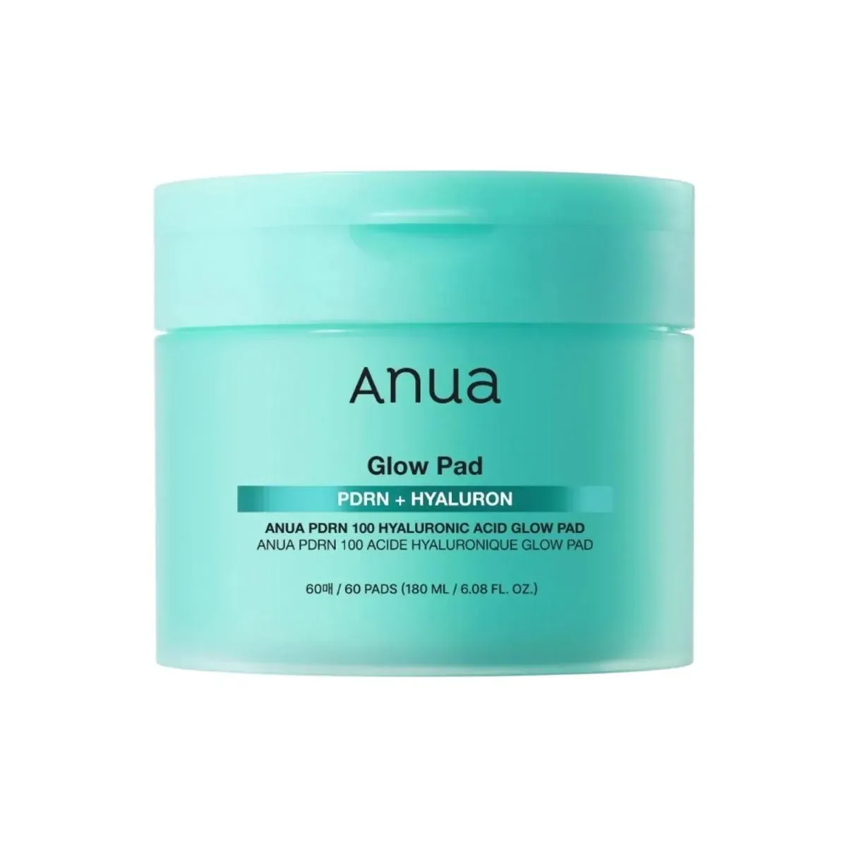 Anua وسادة توهج PDRN 100 بحمض الهيالورونيك 60 pcs